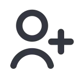 User Add Alt SVG Icon